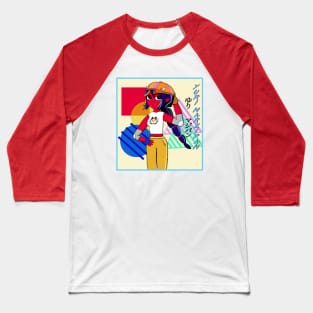 Yuri Marzipan and Oni - Cool Gal (Original w/ streaks) Baseball T-Shirt